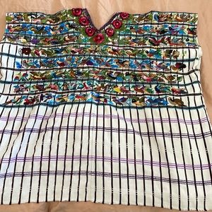 Beautiful, fully handstitched Guatemalan huipil - large